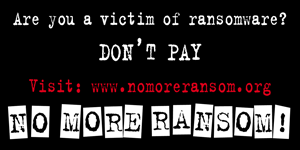 Don't pay, visit www.nomoreransom.org